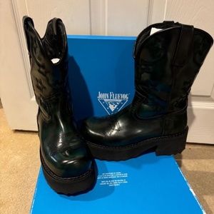 John Fluevog, Size 8, Green